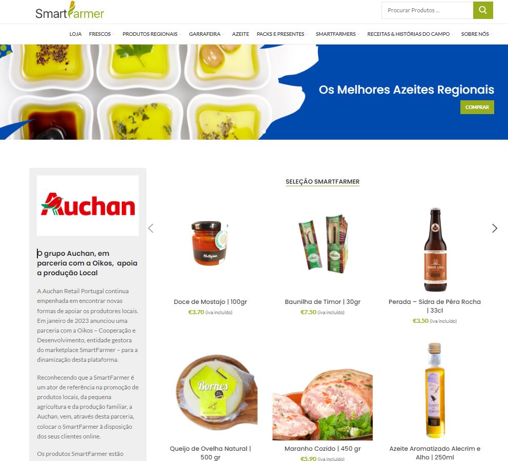 Auchan Retail Portugal simplifica contacto com produtores locais